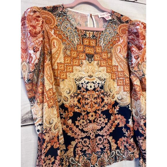 Flying Tomato Long Sleeve Top Size LG Boehmian Lightweight - Picture 5 of 5